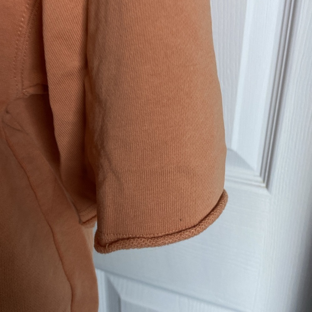 Universal Thread Cropped Orange Short Sleeve Swea… - image 4